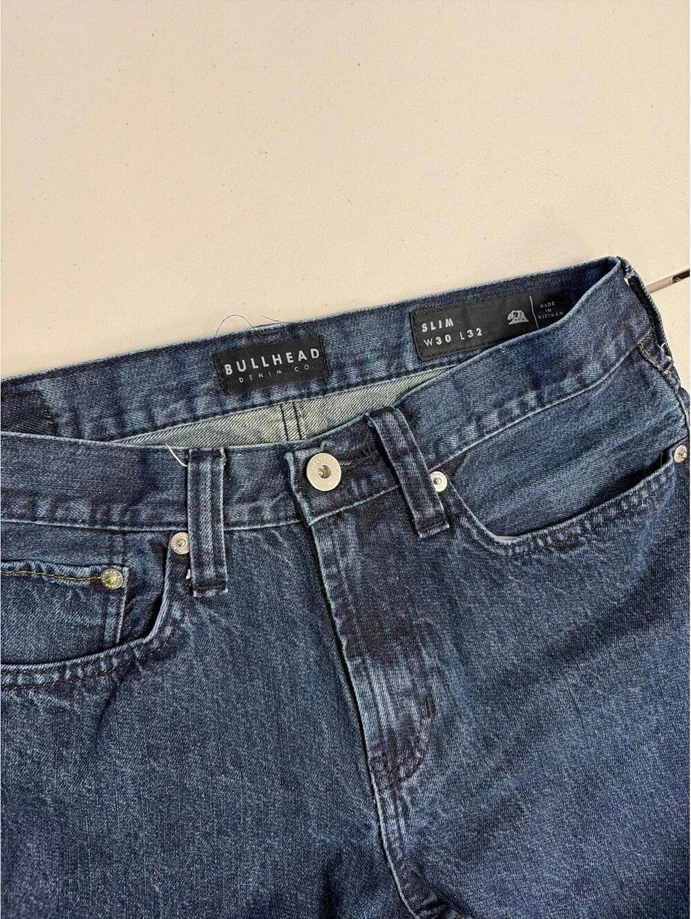Bullhead Men's Dark Blue Slim Jeans 30x32